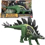 Jurassic World - Mega Action Stegosaurus - Figurine Dinosaure avec Attaque et Évolution - JKL85