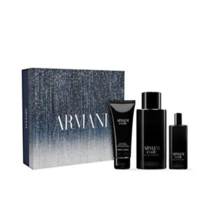 Giorgio Armani - Armani Code Homme - Set Cadeau Eau de Toilette 125ml + Déodorant Spray 15ml + Gel Douche 75ml Giorgio Armani - Armani Code Homme - Set Cadeau Eau de Toilette 125ml + Déodorant Spray 15ml + Gel Douche 75ml