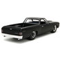 Jada Chevrolet El Camino 1967 Fast & Furious 10 - 1:24 - Noir