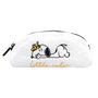 ERIK Sac de rangement Snoopy en peluche et polyester avec fermeture éclair - 20x9x5 cm