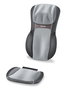 Beurer MG-295 (640.53) Coussin de Massage Shiatsu avec 4 Têtes, 3D, Réglage Hauteur, Chaleur et Lumière, Noir