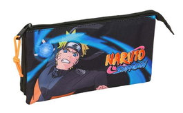 Safta Portatodo Triple Naruto - Coffret à bijoux ou organisateur triple compartiment, 22 x 12 x 3 cm, produit en espagnol, à partir de 3 ans