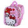 Sanrio Hello Kitty Sac à dos 3D Elite Lovely 30x25x10 cm - Pour enfant à partir de 3 ans - Design en relief et dos rembourré