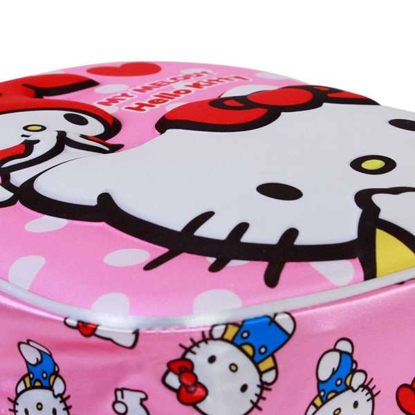Sanrio Hello Kitty Sac à dos 3D Elite Lovely 30x25x10 cm - Pour enfant à partir de 3 ans - Design en relief et dos rembourré
