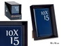Giftdecor Porte-photos Plastique Noir 10x15 cm Cadre Photo avec Verre (Set de 24)