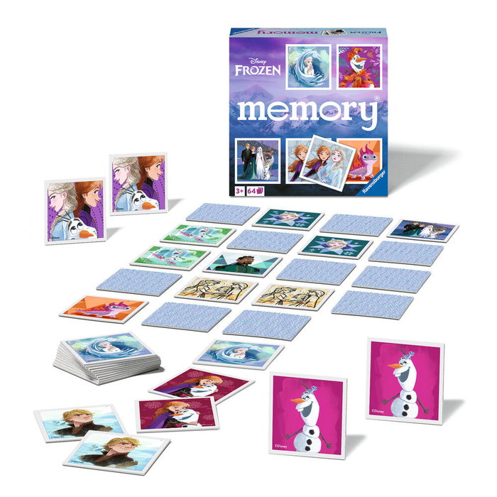 RAVENSBURGER Jeu Memory Frozen - Jeu de mémoire avec cartes, multilingue