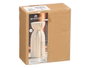 GIFTDECOR Jarrón Sahara Rayas Anchas Blanco Mediano