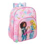Cartable Barbie Painterly Rose Bleu ciel 32 x 38 x 12 cm