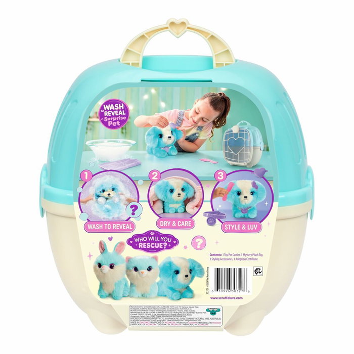 Scruff A Luvs Animaux en peluche - Boule de poils - Bleu Scruff A Luvs Animaux en peluche - Boule de poils - Bleu