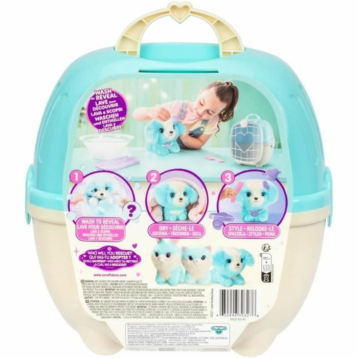 Scruff A Luvs Animaux en peluche - Boule de poils - Bleu Scruff A Luvs Animaux en peluche - Boule de poils - Bleu