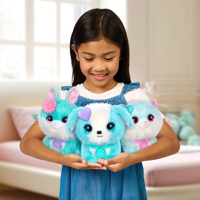 Scruff A Luvs Animaux en peluche - Boule de poils - Bleu Scruff A Luvs Animaux en peluche - Boule de poils - Bleu
