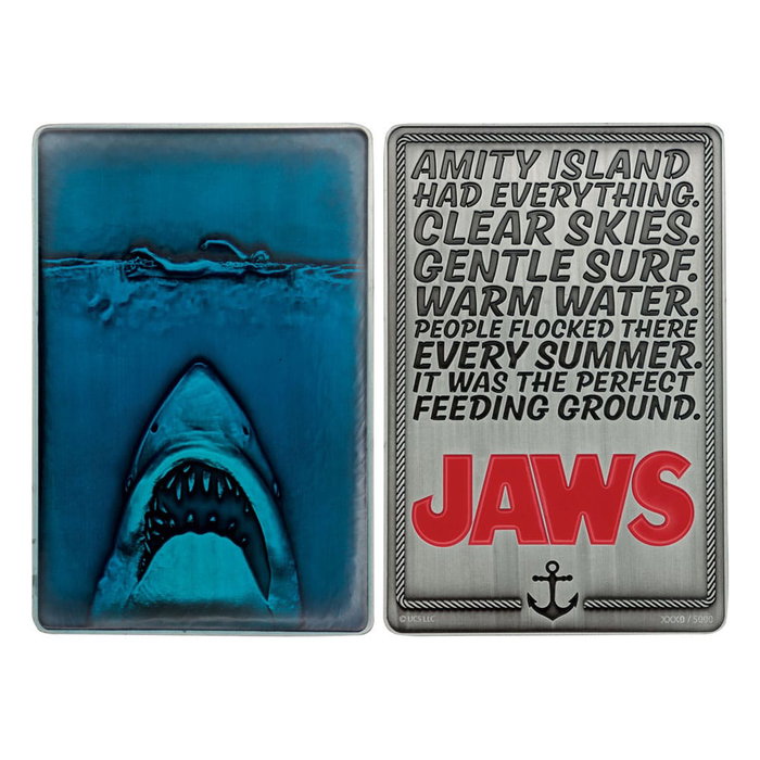 FaNaTtik Jaws Lingot 50th Anniversary Poster Limited Edition FaNaTtik Jaws Lingot 50th Anniversary Poster Limited Edition