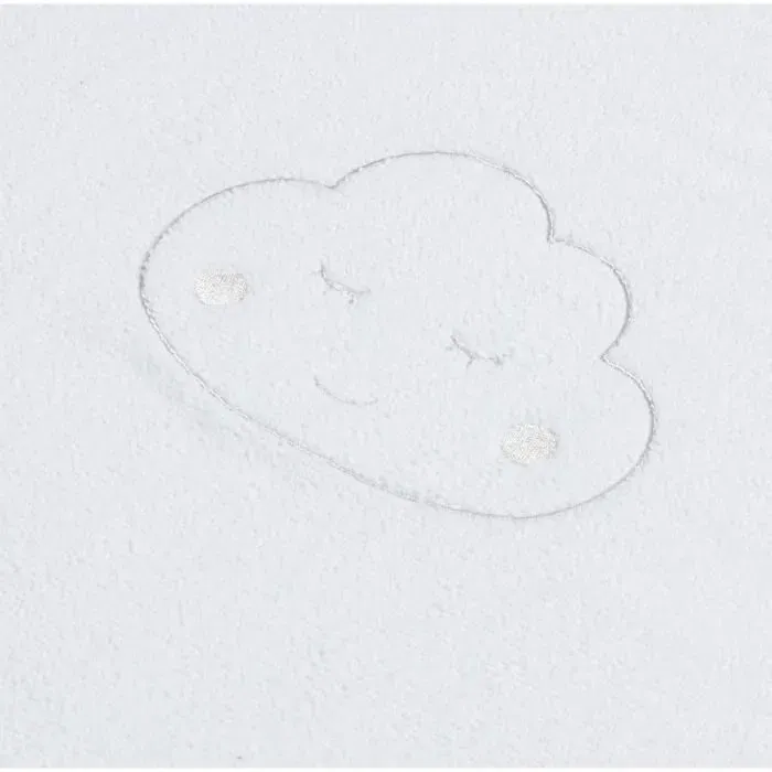 Tineo Cloudy - Plan incliné bébé pour lit 60x120 cm, inclinaison 10°, housse éponge, mousse polyuréthane, déhoussable