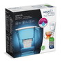 Aqua Optima Carafe Filtrante Liscia Evolve 2,5 L Bicolore Plastique Mate Ergonomique Transportable Écologique