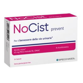 Specchiasol Prevent Nocist 24 capsules Complément alimentaire Arandano rouge canneberge et Bouleau voies urinaires N-Acétylcystéine