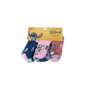 Cerdá Pack de chaussettes cheville Stitch T.23/26 - Modèles assortis - Pour pointures 23-26, à partir de 3 ans
