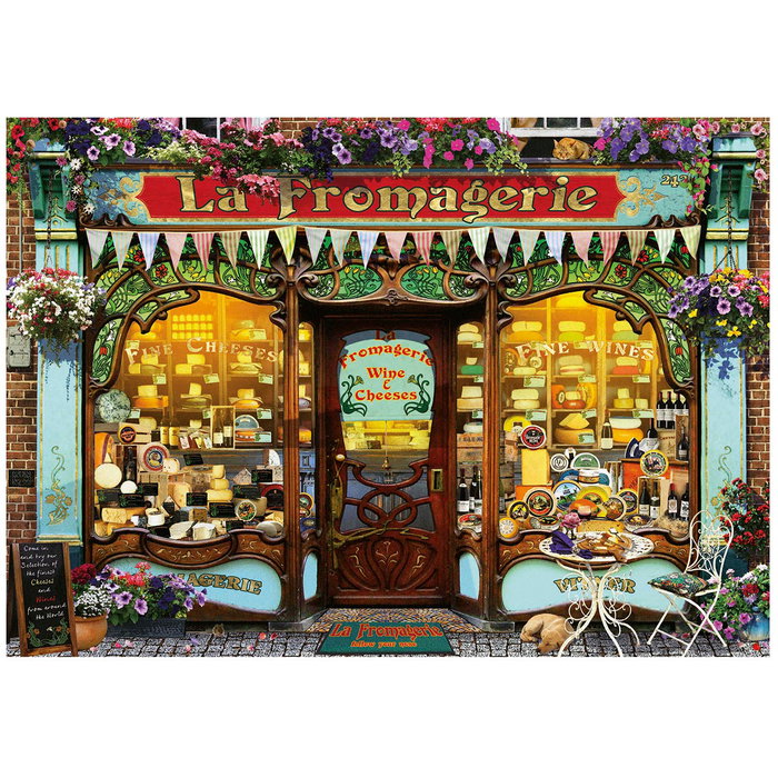 Educa Puzzle 2000 Pièces La Tienda De Quesos Finos 20264 - Puzzle pour Adultes 96x68 cm avec Colle Fix Puzzle Educa Puzzle 2000 Pièces La Tienda De Quesos Finos 20264 - Puzzle pour Adultes 96x68 cm avec Colle Fix Puzzle