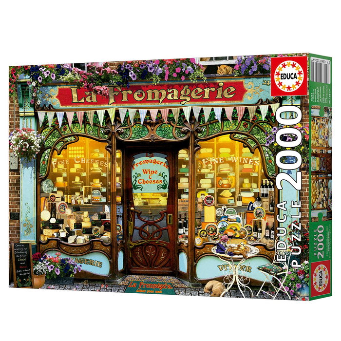 Educa Puzzle 2000 Pièces La Tienda De Quesos Finos 20264 - Puzzle pour Adultes 96x68 cm avec Colle Fix Puzzle Educa Puzzle 2000 Pièces La Tienda De Quesos Finos 20264 - Puzzle pour Adultes 96x68 cm avec Colle Fix Puzzle
