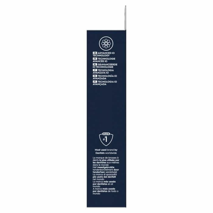Oral-B iO Ultimate Clean Brossettes de rechange, Noir, Pack de 8
