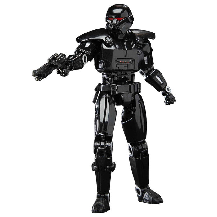 HASBRO Star Wars The Mandalorian - Figurine Vin Dark Trooper articulée avec accessoires - 9,5 cm