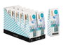 Acorde Mikado Océano 30 ml Diffuseur en Verre Bleu 7.5x20x5 cm (Set de 24)