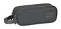 Safta Basic - Porte-tout double gris 21 x 8 x 6 cm - 3 ans