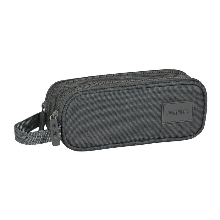 Safta Trousse Double Safta Basic Gris