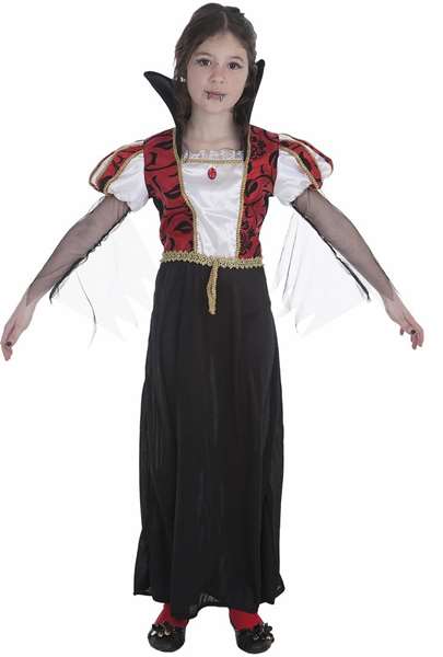 Creaciones Llopis Déguisement enfant Vampire Gothique Taille M 7-9 ans - Costume fille pour Halloween ou fête Creaciones Llopis Déguisement enfant Vampire Gothique Taille M 7-9 ans - Costume fille pour Halloween ou fête