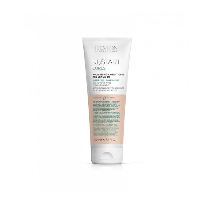 Revlon Restart Curls - Conditionneur Nourrissant Sans Silicona 200 ml - Pour Ondulations et Boucles - Définition, Hydratation Revlon Restart Curls - Conditionneur Nourrissant Sans Silicona 200 ml - Pour Ondulations et Boucles - Définition, Hydratation