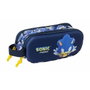 Safta Trousse Double 3D Sonic City Bleu 21 x 8 x 6 cm