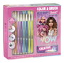 Wow Generation - Set bloc d'artiste avec pinceaux et crayons aquarelle, Taille 27.6x25.2cm