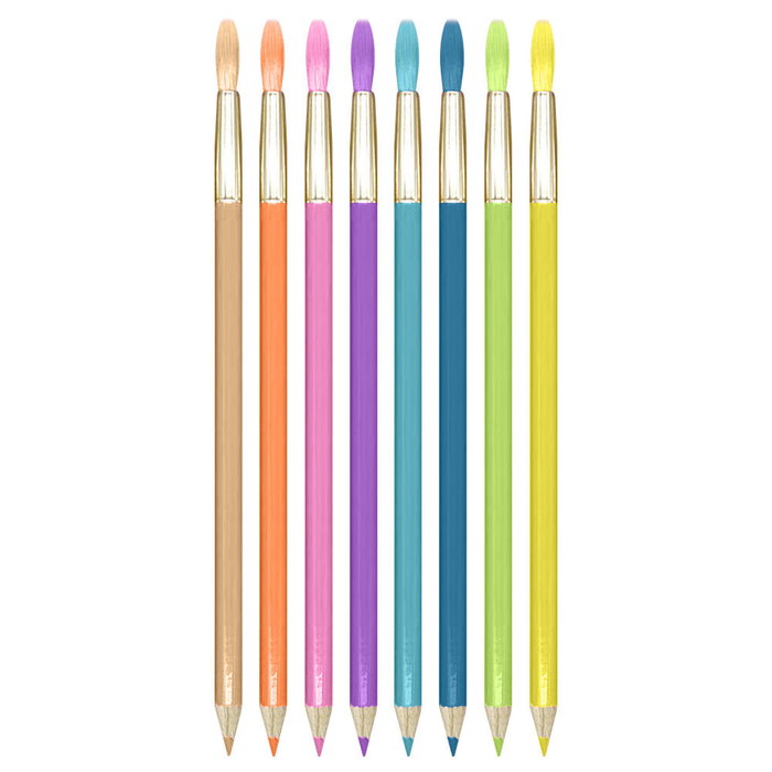 Wow Generation - Set bloc d'artiste avec pinceaux et crayons aquarelle, Taille 27.6x25.2cm