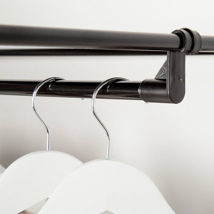 Organisateur de Vêtements et de Chaussures Max Home Noir 70 X 148 X 46 CM 4 Unités