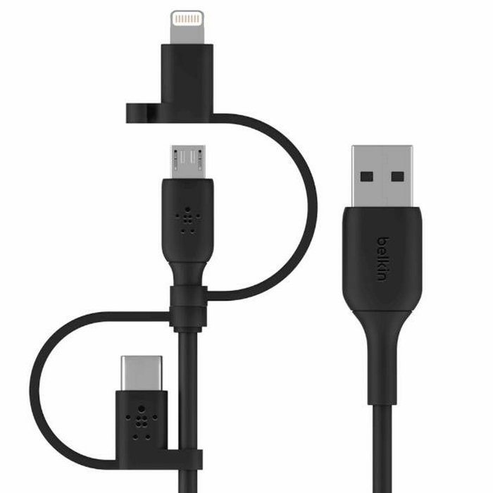 Câble USB Belkin CAC001BT1MBK Noir 1 m Câble USB Belkin CAC001BT1MBK Noir 1 m