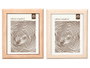 GIFTDECOR Lot de 24 cadres photo lisses 20x25 cm Madera