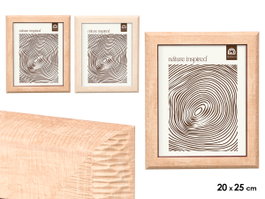 GIFTDECOR Lot de 24 cadres photo lisses 20x25 cm Madera