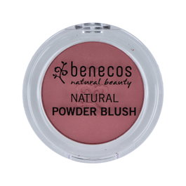 BENECOS Fard à joues compact Mallow Rose 5,5 g - Vegan - Certifié Bio