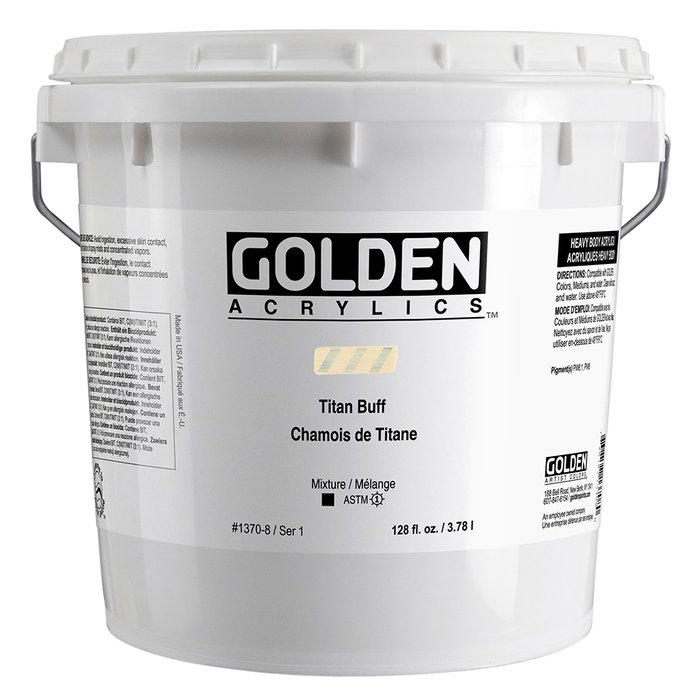 Golden Heavy Body Acrylique Titanium White 3,78 L Golden Heavy Body Acrylique Titanium White 3,78 L