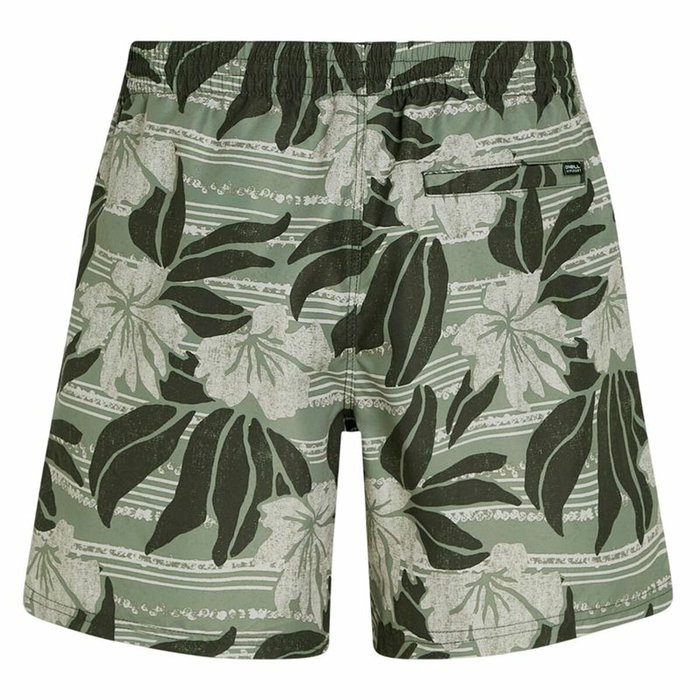 Maillot de bain homme O'Neill Cali Floral 16'' Vert Olive