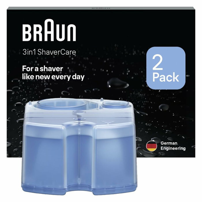 Braun CCR2 Cartouches de nettoyage pour station SmartCare, Pack de 2