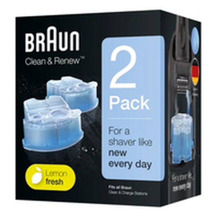 Braun CCR2 Cartouches de nettoyage pour station SmartCare, Pack de 2