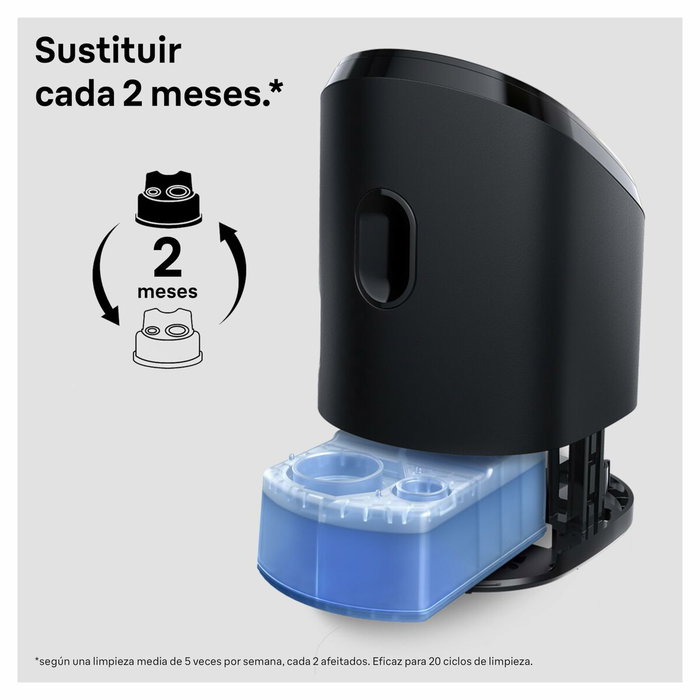 Braun CCR2 Cartouches de nettoyage pour station SmartCare, Pack de 2