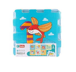 Color Baby - Puzzle en mousse Eva 8 pièces avec chiffres sous-marin pour enfants, 114 x 58 cm