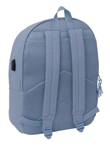 Safta Mochila double pour ordinateur portable 15,6" avec port USB 31x44x18cm