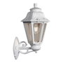 Fumagalli Bisso/Anna Applique murale avec bras, blanc, résine, IP55, E27, 220 x 275 x 450 mm