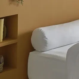 Dodo Traversin VANCOUVER 140 cm - 100% Polyester Volupt'Air avec toucher peau de pêche pour un meilleur confort de sommeil