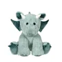 Gipsy Toys Dragon Trendy Peluche douce 30 cm Vert d'eau avec cornes et ailes - Compagnon décoration pour chambre d'enfant