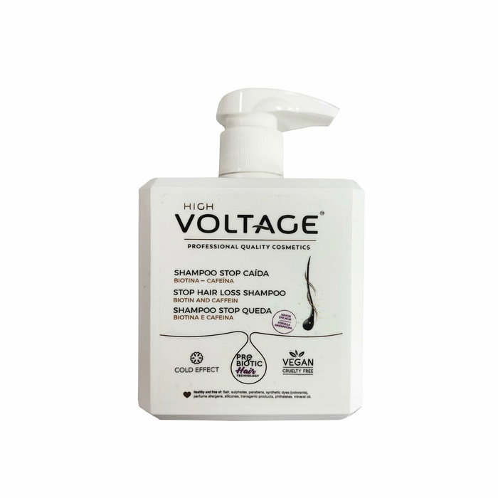 Voltage Cosmetics Shampooing STOP CHUTE DE CHEVEUX 500 ml Voltage Cosmetics Shampooing STOP CHUTE DE CHEVEUX 500 ml