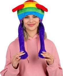 My Other Me Bonnet arc-en-ciel avec oreilles Taille M