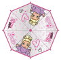 Cerdá Parapluie manuel Barbie Bubble 45 cm rose - Pour enfants de 2 à 8 ans